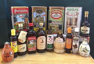 Italian grocery products olive oil
